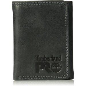 Men's Leather RFID Trifold Wallet with Id Window